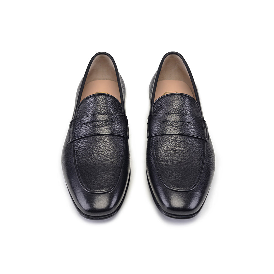 P000520 -5820 Black Dress Casual Penny Loafer
