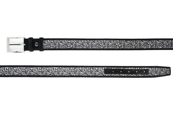 CBelt -5829- Design Leather Belt - Black