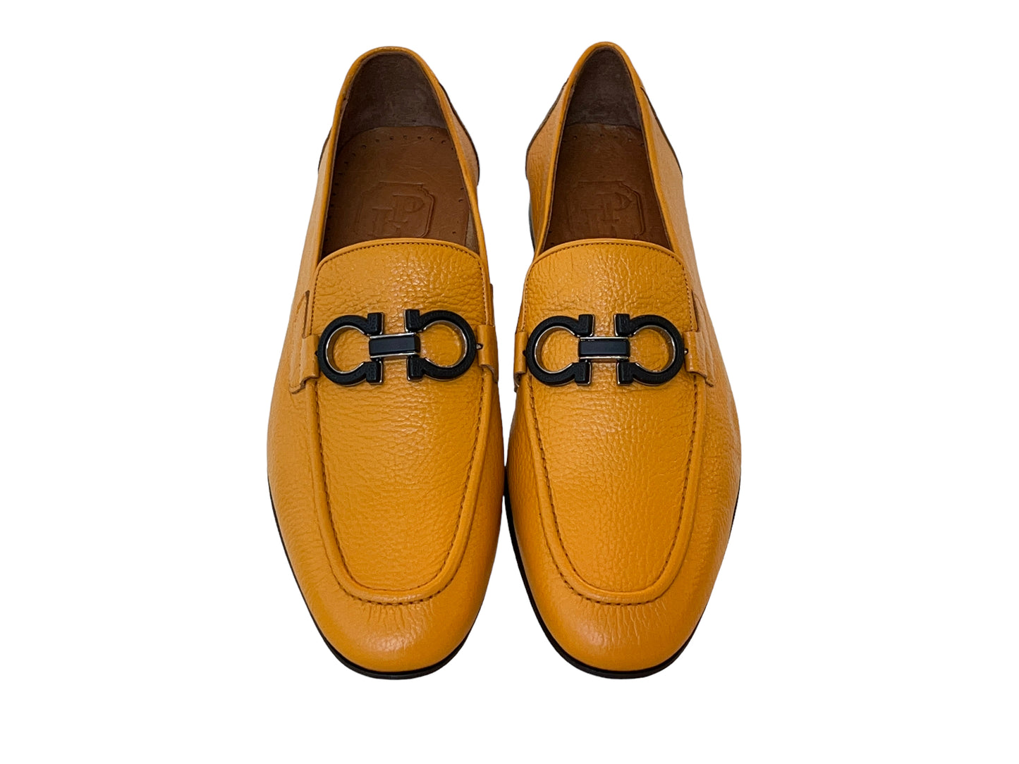P000652-6472 Yellow Bit Buckle loafer