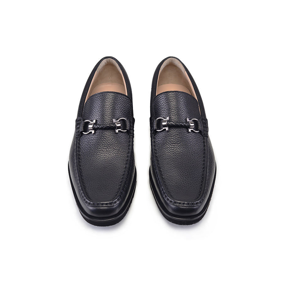 P000518 -9496 Black Dress Casual Loafer