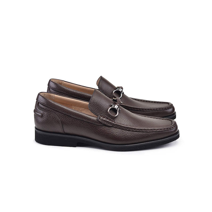 P000519 -9496 Brown Dress Casual Loafer