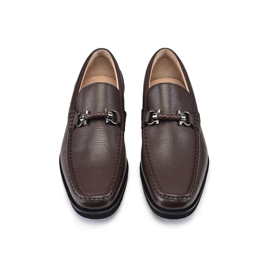 P000519 -9496 Brown Dress Casual Loafer