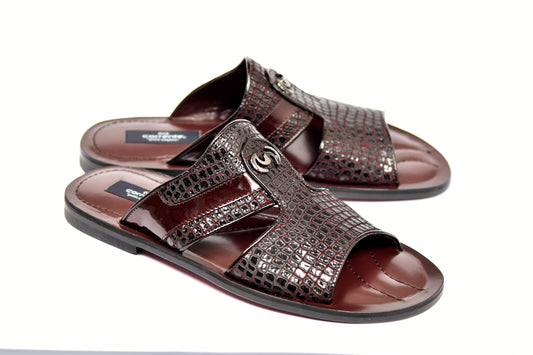 C0071-Corrente 5829 Sandal- Burgundy