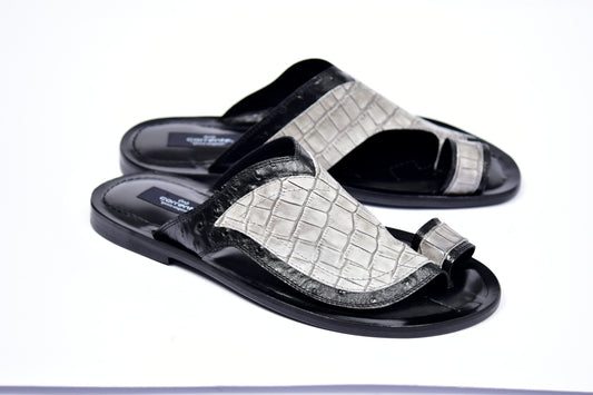 C0061-Corrente 5831 Sandal- Black-Grey