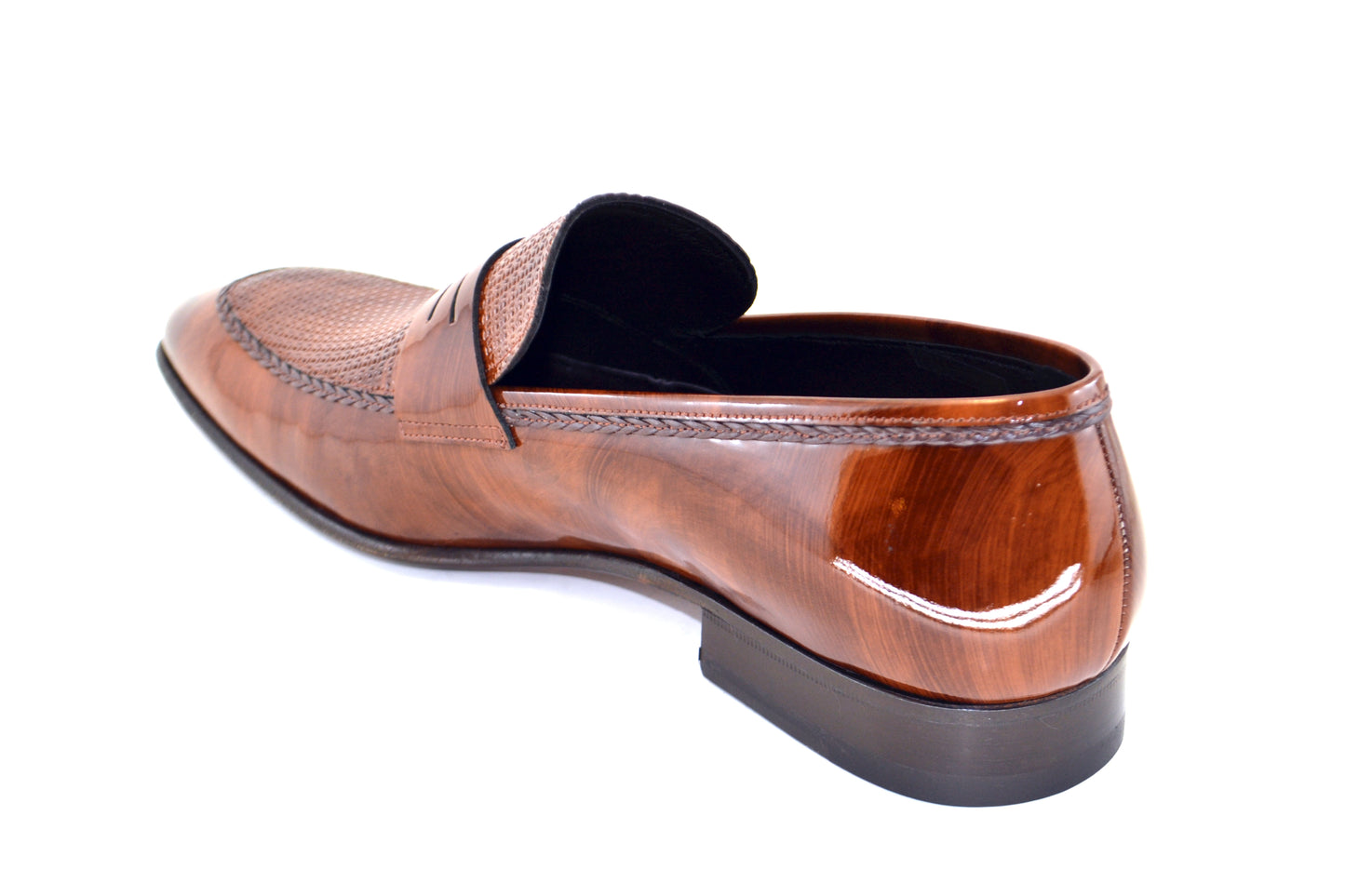 C128- 3711HS-Formal Leather Loafer- Striking Brown