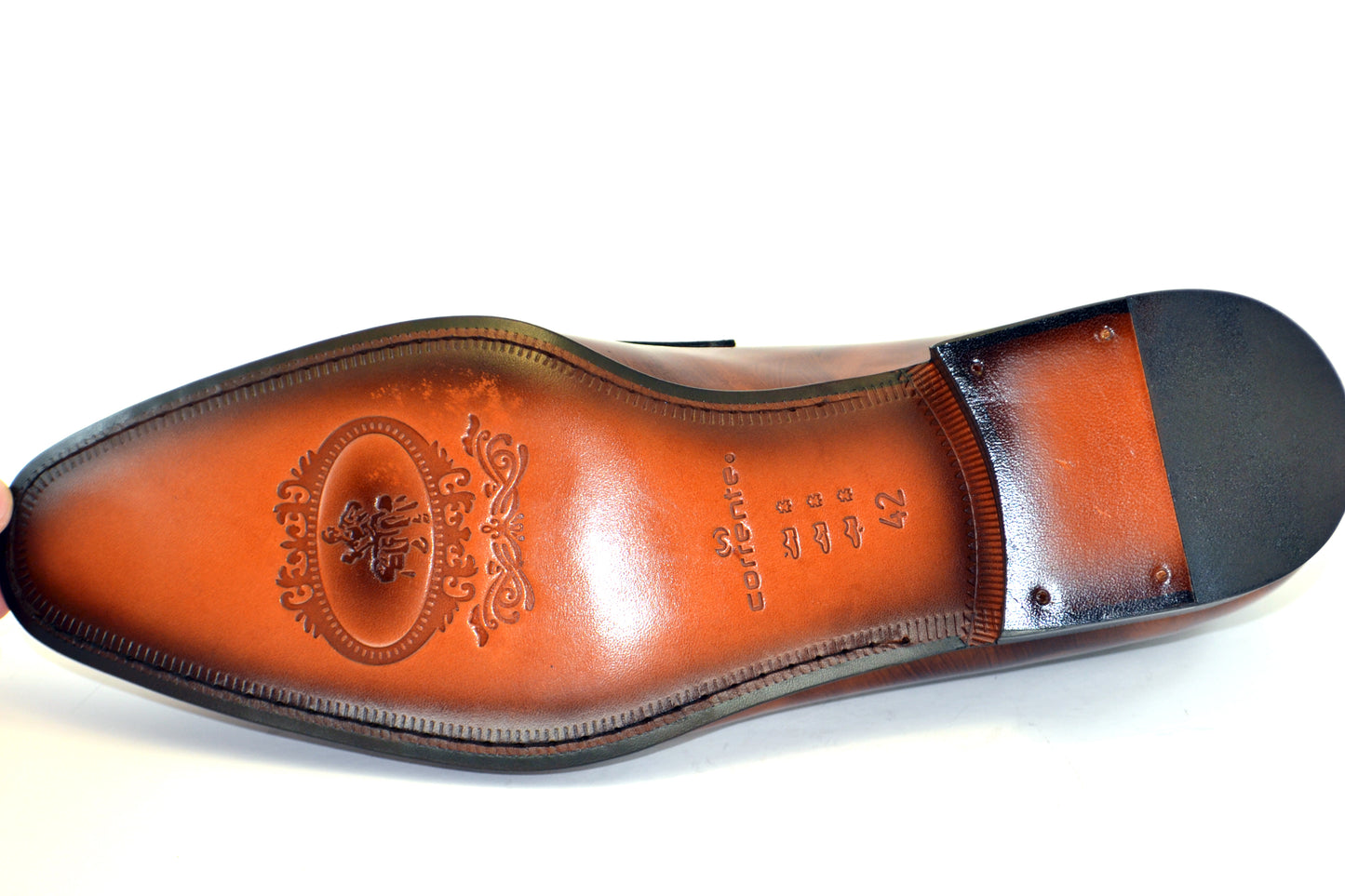 C128- 3711HS-Formal Leather Loafer- Striking Brown